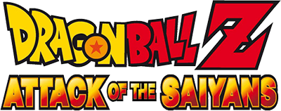 Dragon Ball Z: Attack of the Saiyans title screen for Nintendo DS